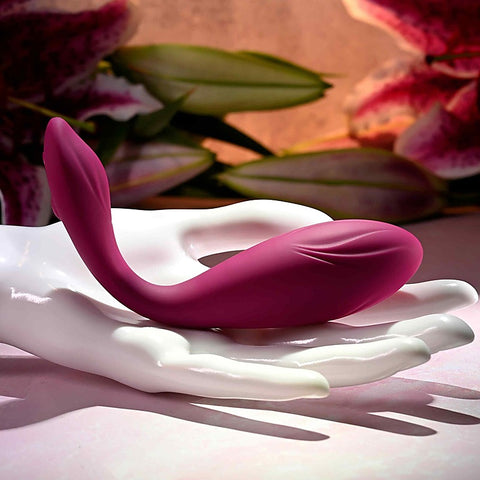 Cherry Pose Flexible & Posable Vibrator by Evolved