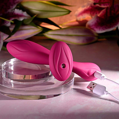 Cherry Pose Flexible & Posable Vibrator by Evolved