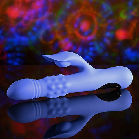 POP GOES THE O Thrusting & Bulging Rabbit Vibrator