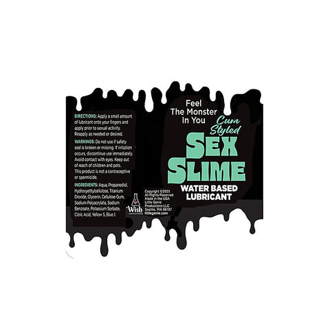Sex Slime Cum Style Creature Lubricant Green by Little Genie