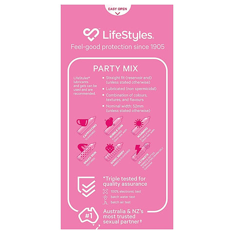 LifeStyles Party Mix 20pk Condoms by Ansell
