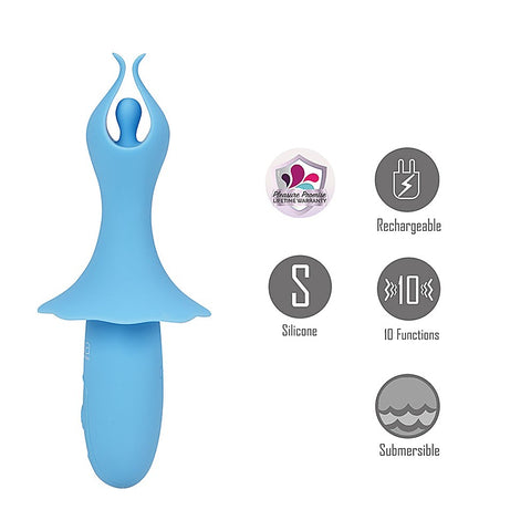 SIENNA USB Rechargeable Fluttering Bullet by Maia Toys