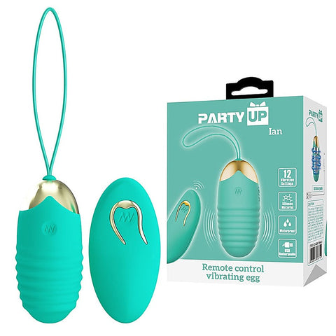 IAN Vibrating Egg with Wireless Remote by Party Up