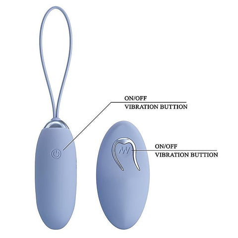 Rechargeable Vibrating Egg with Remote by Party Up