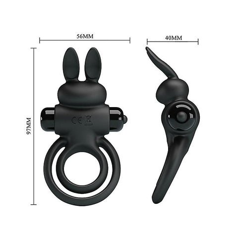 LAWRENCE Vibrating Cock & Balls Cock Ring by Party Up