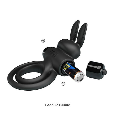 LAWRENCE Vibrating Cock & Balls Cock Ring by Party Up