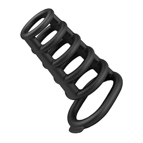 KIM Men's Stretchy Cock Ring Cage by Party Up
