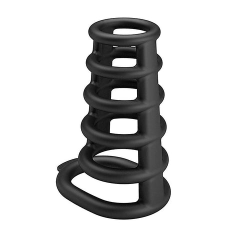 KIM Men's Stretchy Cock Ring Cage by Party Up