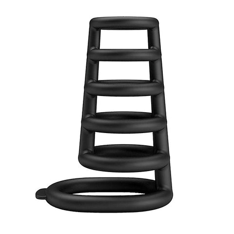 KIM Men's Stretchy Cock Ring Cage by Party Up