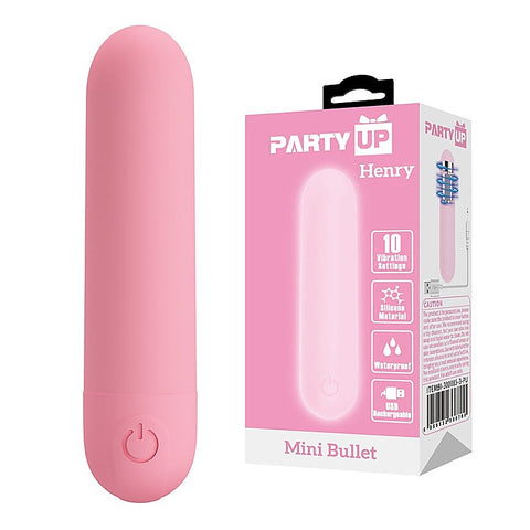 HENRY USB Rechargeable Mini Bullet Vibrator by Party Up