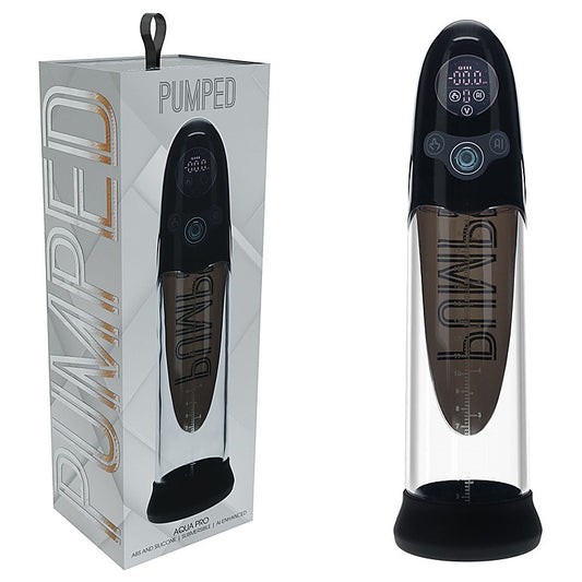 PUMPED AI-Enabled Submersible Auto Penis Pump by Shots Toys
