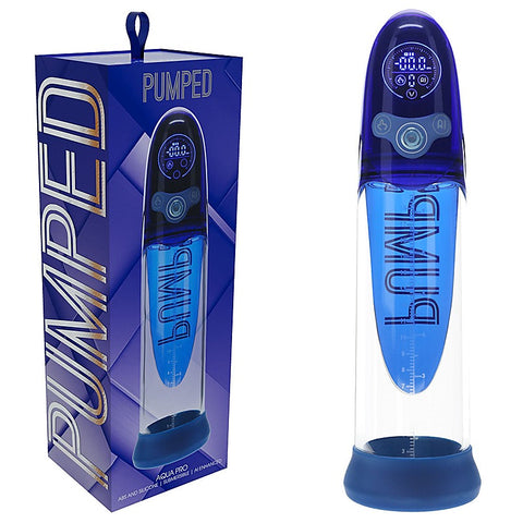 PUMPED AI-Enabled Submersible Auto Penis Pump by Shots Toys