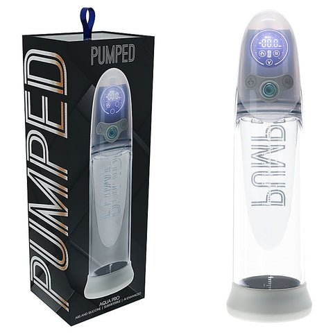 PUMPED AI-Enabled Submersible Auto Penis Pump by Shots Toys