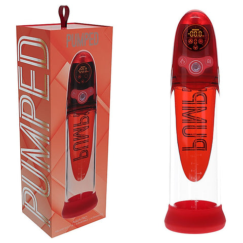 PUMPED AI-Enabled Submersible Auto Penis Pump by Shots Toys