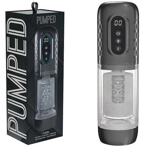 PUMPED Vortex Rotating and Thrusting Masturbator