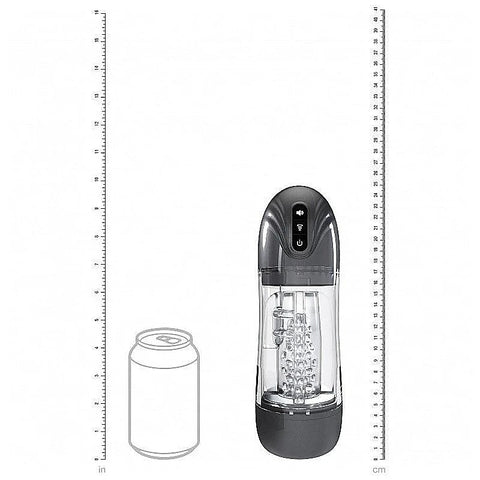 PUMPED SonicPull Vibrating Auto Masturbator by Shots Toys