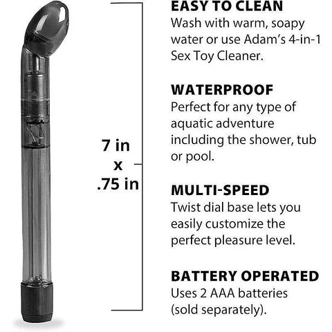 Waterproof Vibrating Prostate Massager by Adam & Eve