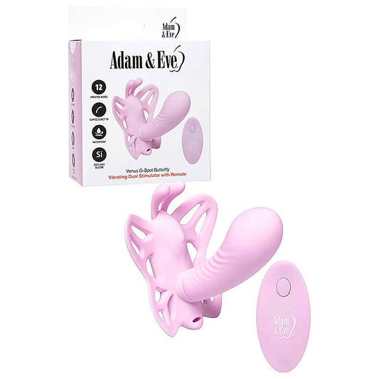 Venus G-Spot Butterfly Vibrator with Remote by Adam & Eve