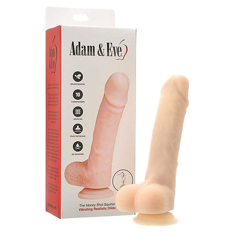 The Money Shot Squirter Realistic Dong by Adam & Eve