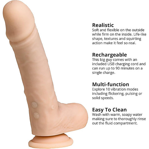 The Money Shot Squirter Realistic Dong by Adam & Eve