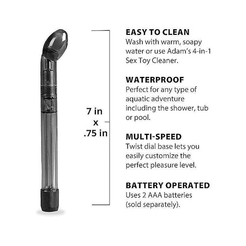P-Spot Milker Pulsating Prostate Massager by Adam & Eve