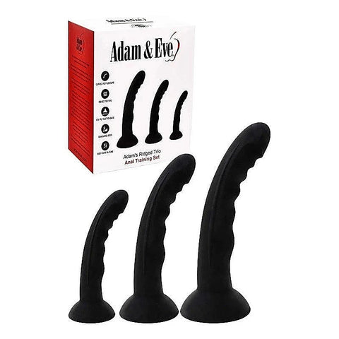 Adam's Ridged Trio Anal Training Dildo Kit by Adam & Eve