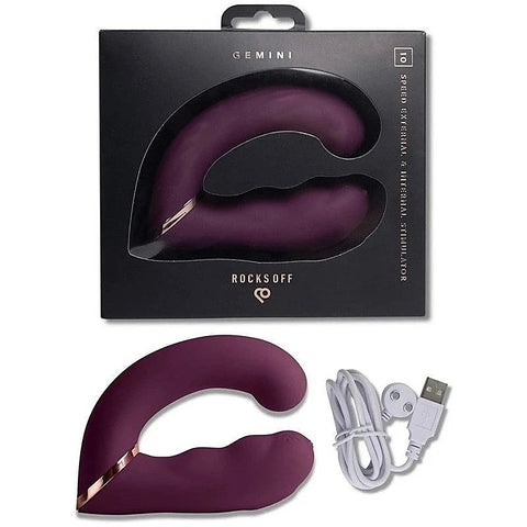 Gemini Multi Functions Prostate Vibrator by Rocks Off