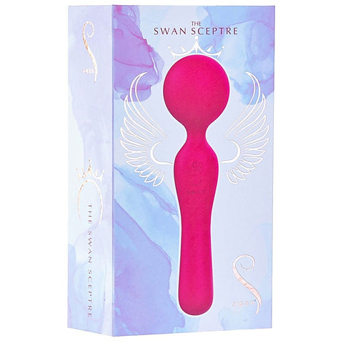 Swan Sceptre Dual Use Vibrating Body Wand Massager