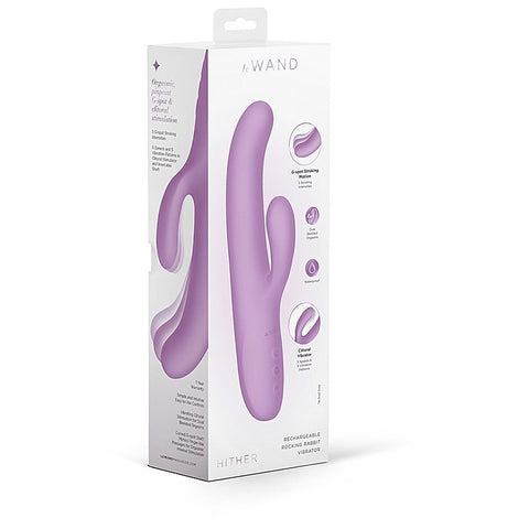Hither Rechargeable Rocking Rabbit Vibrator by Le Wand