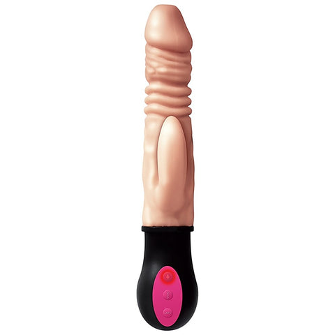 Natural Realskin Hot Cock Rotating Thrusting Dildo