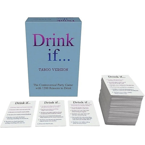 Drink If Taboo Version Adult Party Game by Kheper Games