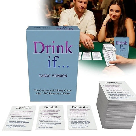 Drink If Taboo Version Adult Party Game by Kheper Games