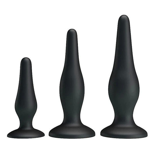 Pretty Love Beginners Mini Silicone Anal Plug Kit by Baile