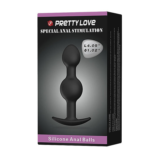 Pretty Love Silicone Anal Balls Butt Plug by Baile