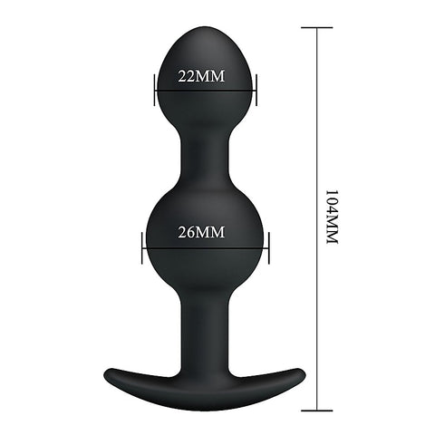 Pretty Love Silicone Anal Balls Butt Plug by Baile