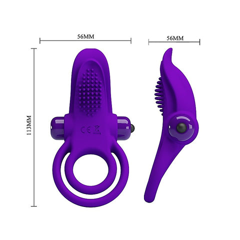 10 Functions Men's Vibrant Penis Ring by Baile