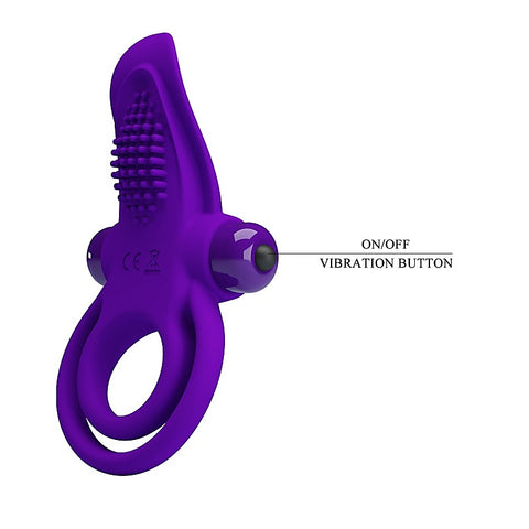 10 Functions Men's Vibrant Penis Ring by Baile