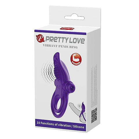 10 Functions Men's Vibrant Penis Ring by Baile