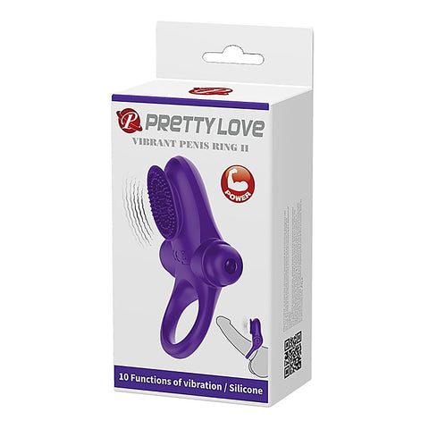 Pretty Love 10 Functions Silicone Vibrant Penis Ring II