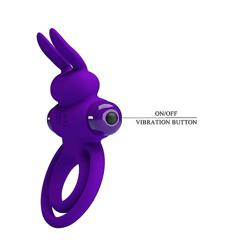 Pretty Love 10 Functions Silicone Vibrant Penis Ring III