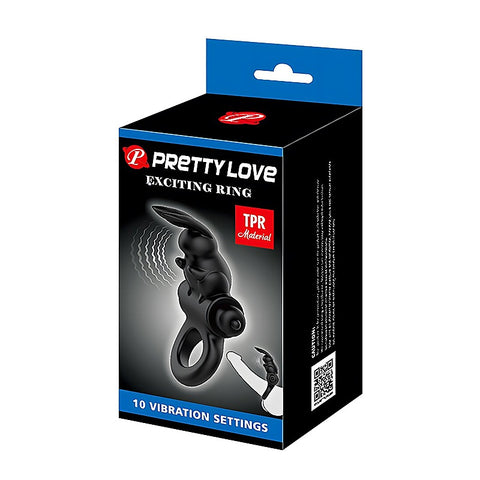 Pretty Love Exciting Vibrating Cock Ring by Baile