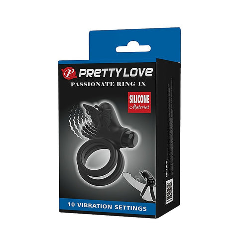 Vibrating Passionate Silicone Cock Ring IX by Baile