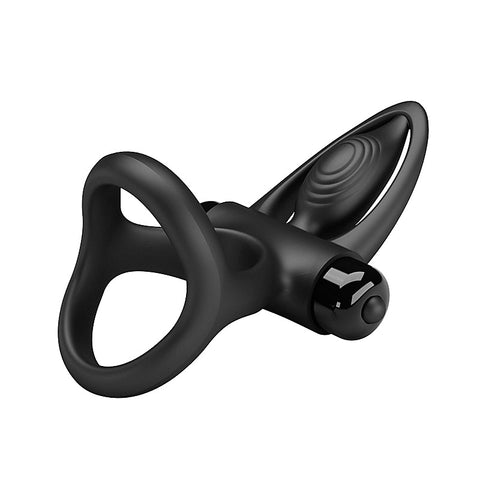 10 Functions Stretchy & Vibrating Cock Ring by Baile