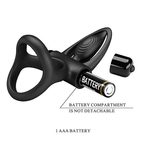 10 Functions Stretchy & Vibrating Cock Ring by Baile