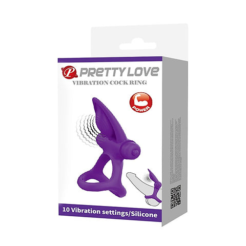 10 Functions Stretchy & Vibrating Cock Ring by Baile