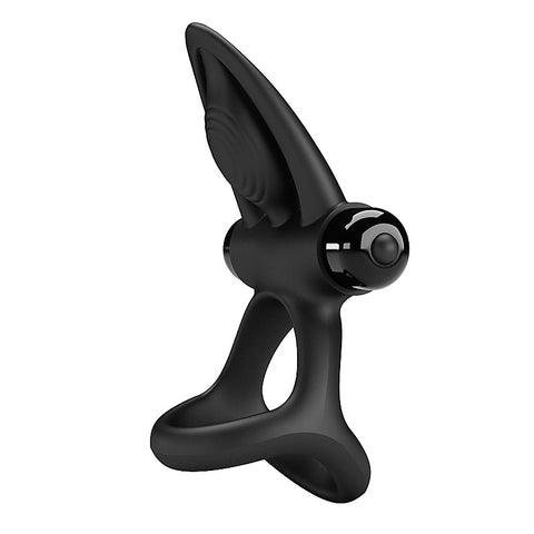10 Functions Stretchy & Vibrating Cock Ring by Baile
