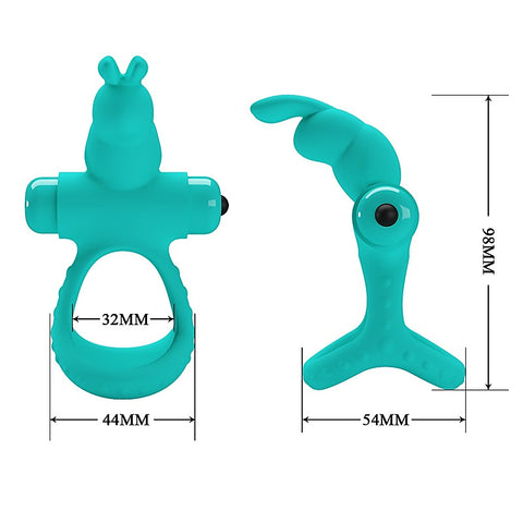 Passionate Figgy Vibrating Male Cock Ring by Baile