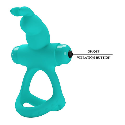 Passionate Figgy Vibrating Male Cock Ring by Baile