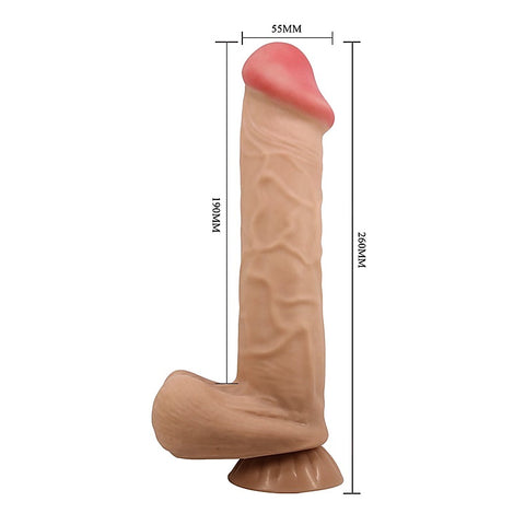 Mendel 10.2 Inches Suction Base Bendable Dong by Baile
