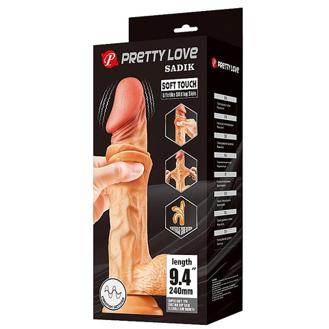 Pretty Love Sadik 9.4 Inches Realistic Vibrating Dong
